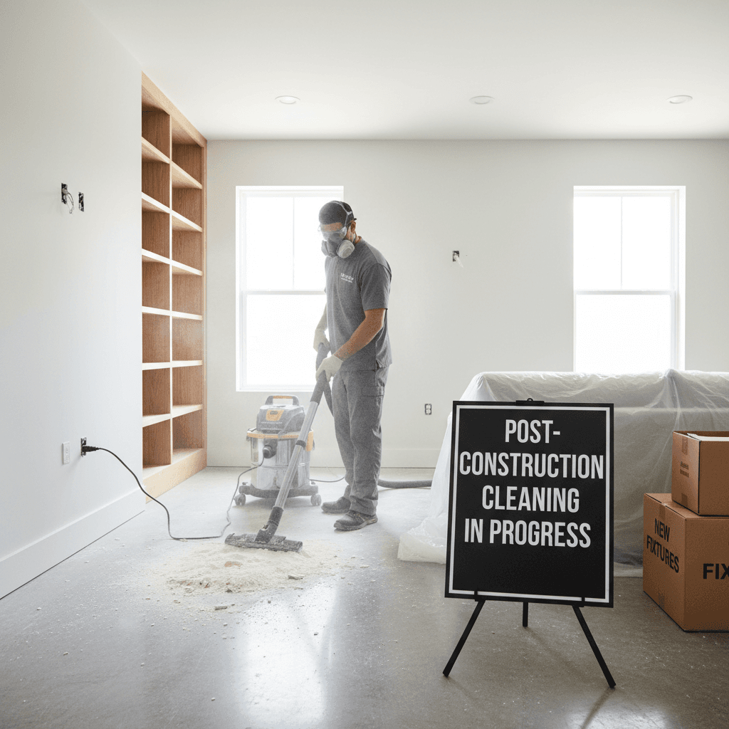 Post-construction cleanup
